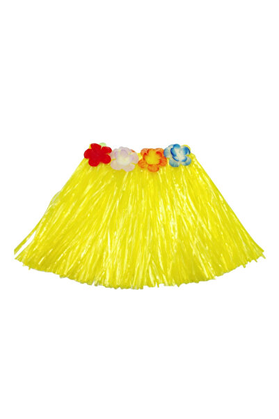 Choice4 30CM yellow Plastic Fibers Girl Hawaiian Hula Skirt Hula Grass Costum...