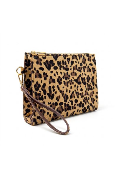 EYCH Nora Women's Portfolio Handbag - Patterned Clutch Bag with Wrist Strap