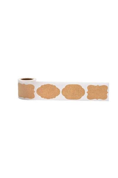 Choice1 30X50MM ZC15 300 Stickers/Rolls/30x50mm Kraft Paper Blank Decorative ...