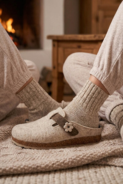 GEZER Winter Cork Sole Women's Slippers