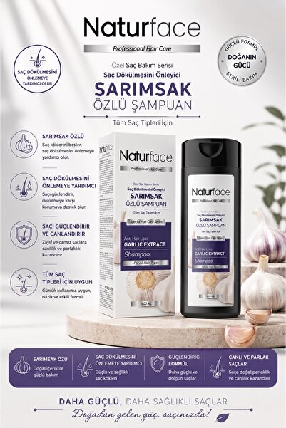 Naturface Sarımsak özlü Şampuan