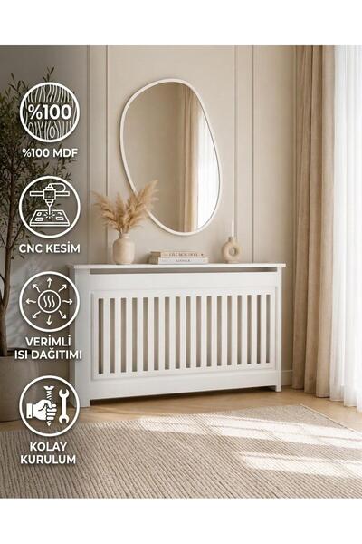 DFN WOOD 18 mm MDF Petek Kapama 120x80x20 cm Beyaz