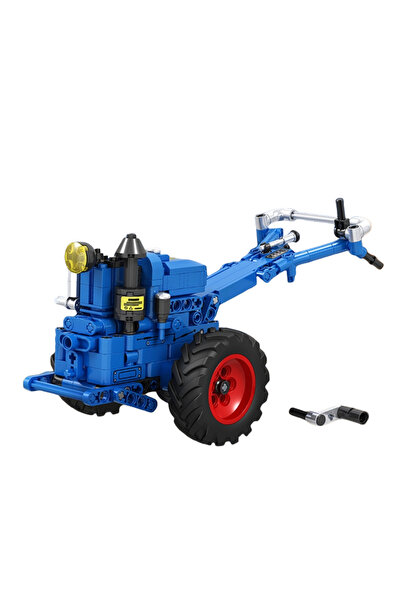 Choice NO box Simulation tool series retro hand tractor assembly building blo...