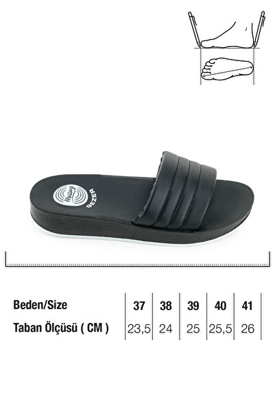 GEZER Women's Summer Faux Leather Massage Sole Daily Home Garden Slippers