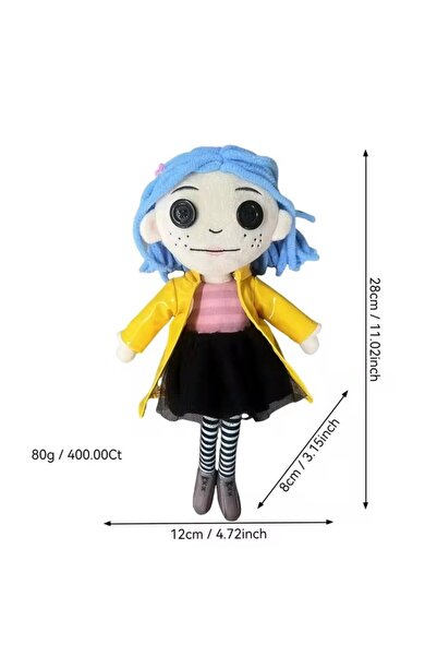 Choice 28CM Coraline Squid Plush Stuffed Doll Toy Cartoon Figure Soft Pillow ...