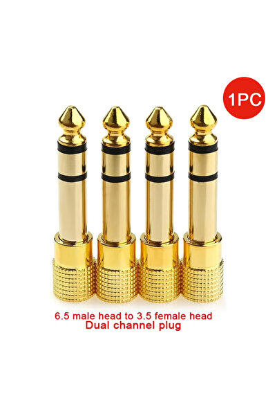 Choice 1PC Speaker Connector 6.35mm Male to 3.5mm Female Audio Connector 3.5 ...