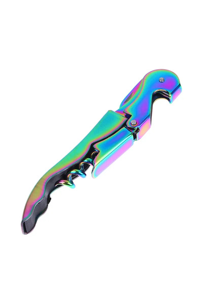 Choice Multicolor Wine Opener,Stainless Steel Double Hinge Corkscrew Professi...