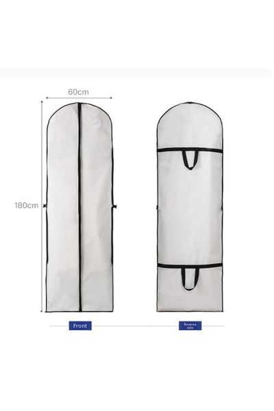 Choice white 1pc 60x180cm Clothes Dust Cover Garment Suit Dress Jacket Clothe...