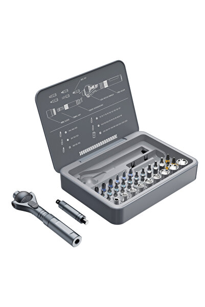 Choice 40in1 Black VMAN 40in1 Multifunction Ratchet Screwdriver Set Multi Mag...