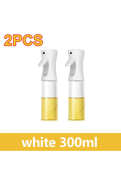 Choice 2pcs-300ml-white 200/300/500ml Oil Spray Bottle BBQ Cooking Olive Oil ...