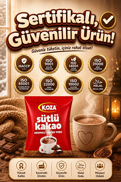Koza Gurmelerin Seçimi Sütlü Kakao Aromalı Muhteşem Lezzet Sütlü Kakao Tozu - 250 Gram