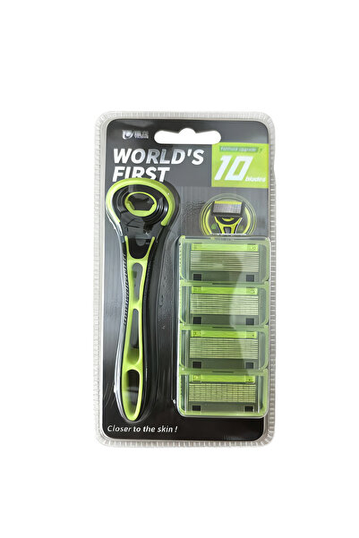 Choice 11 Classic Manual Razor Set: Men's Daily Facial Care, 10-Layer Stainle...