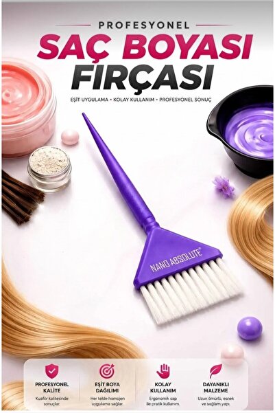 Piraye Shop Profesyonel Saç Boyama Fırçası - Balyaj Boyama - Röfle Fırçası 1 ...