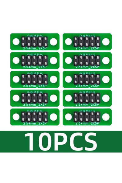 Choice 10PCS 10PCS EGBO 2.54mm DuPont terminal block pin header 2mm 2 row *5p...