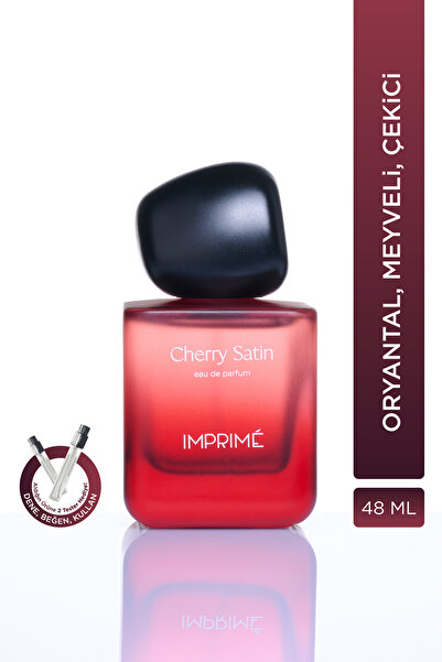 Imprime Cherry Satin EDP Kadın Parfüm 48 ML | Oryantal & Meyveli | Kiraz, Kaş...