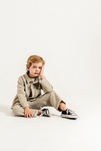 Jikko Baby Boy's 3-Piece Suit with Shirt and Jacket 9106 Spr