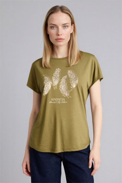 DeFacto Bedrucktes Kurzarm-T-Shirt G9261AX26SP