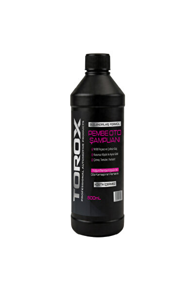 TOROX Pembe Oto Şampuanı 500ML 1/20 Konsantre