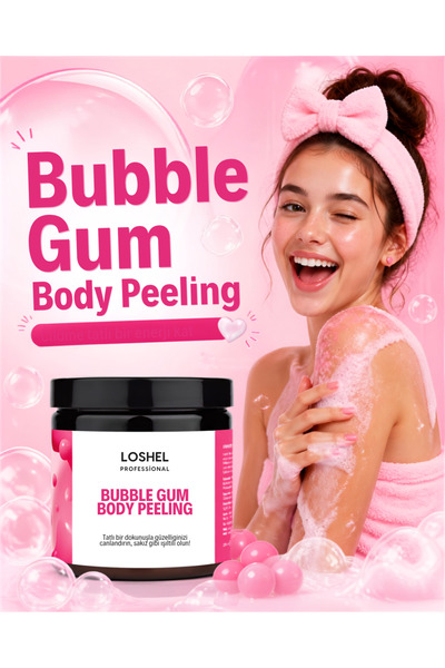 LOSHEL BODY PEELİNG BUBLEGUM 250 ML