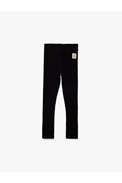 Koton 26Yy59002521 Black Girls' Tights 6Skg40084Ak