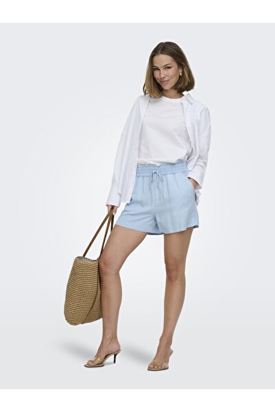 ONLY Onlcharıs Lıfe Pull Up Shorts Wvn Cc Kadın Kot&Kanvas Şort 15363954