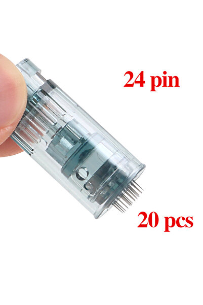 Choice22 20pcs 24pin M8 Cartridges for M8 Dr Pen Bayonet Micro Replacement De...