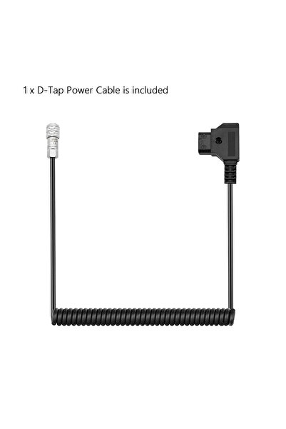 PROBTY DTAP PD3.0 12V DC5525 Male D-tap to For BMPCC 4K/6K Power Cable Coiled...