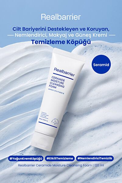 Real Barrier Makeup & Sunscreen Removal Foam with Ceramide Realbarrier Cerami...