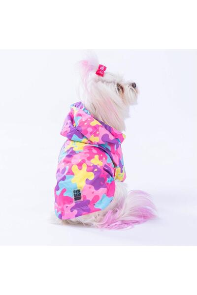 Pawstar Rosea Camouflage Mesh Dog Coat Dog Raincoat Dog Clothing Dog Dress