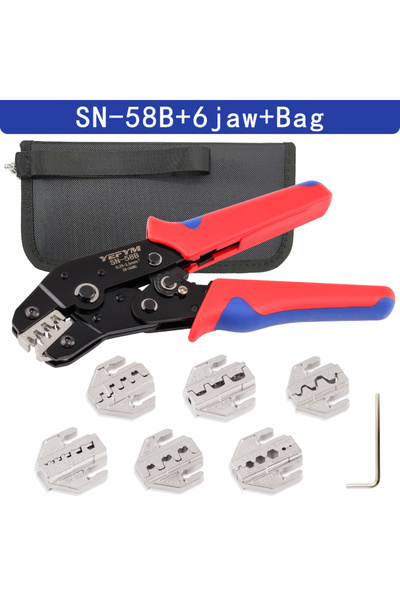 choice2 SN-58B 6jaw bag Crimping Tool Set For Dupont JST MOLEX Terminals,No/P...