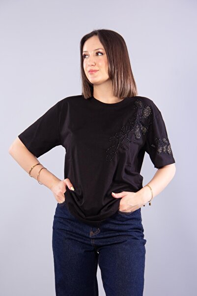 Mckanzie 2008 Leaf Stone O-Neck T-Shirt