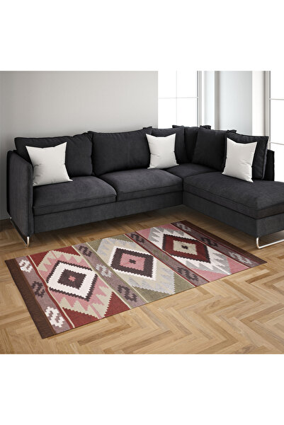 Generic Brand Doppelseitiger Teppich,Kelim Muster– Modernes Vintage-Design, W...