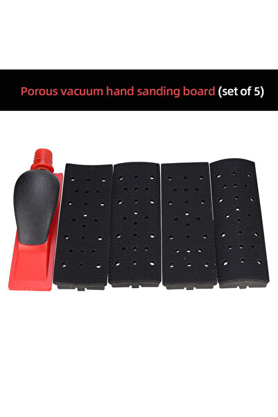 Choice 5pcs set 4 in 1 HIFESON 70x198mm Handheld Sanding Block Hand Vacuum Sa...