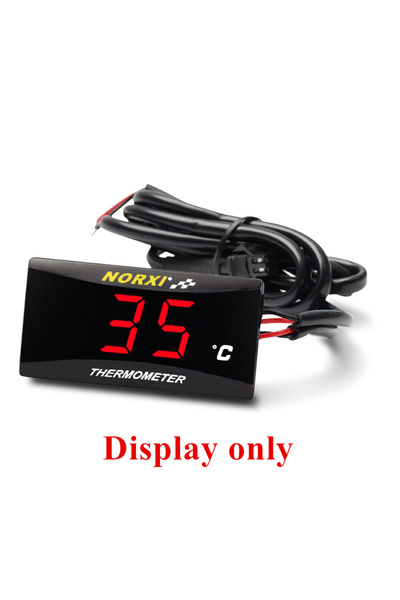 Choice Only Meter-Red Motorcycle thermometer Water Temperature Mini Meter For...