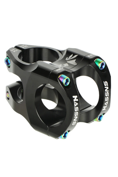 Choice HA35 Black HASSNS Mountain Bike Power Stem 35mm Length 0 Degrees Road ...