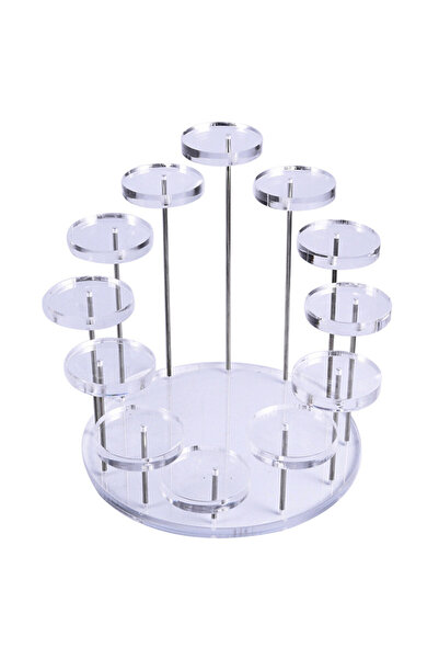 Choice1 Transparent 12 Cupcake Stand Acrylic Display For jewelry Cake Dessert...