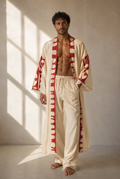 Mojo Summer Patara Kimono / CRINKLE KETEN EL BASKISI