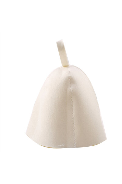 Choice11 White-1PC 1/2/4PCS Felt Head Protection Bath Anti Heat Free Size Rus...