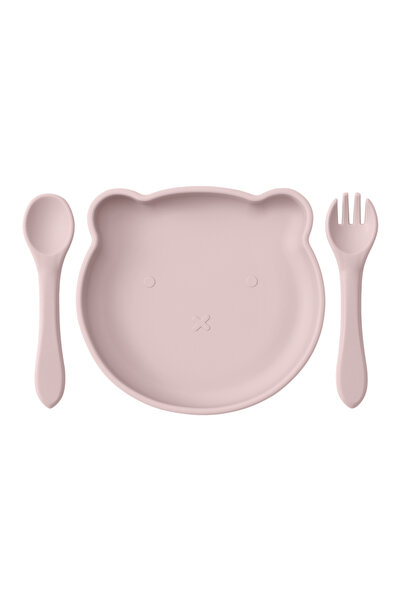Choice3 11-dasty lilac Wholesale Silicone Baby Feeding Set BPA Free Suction D...