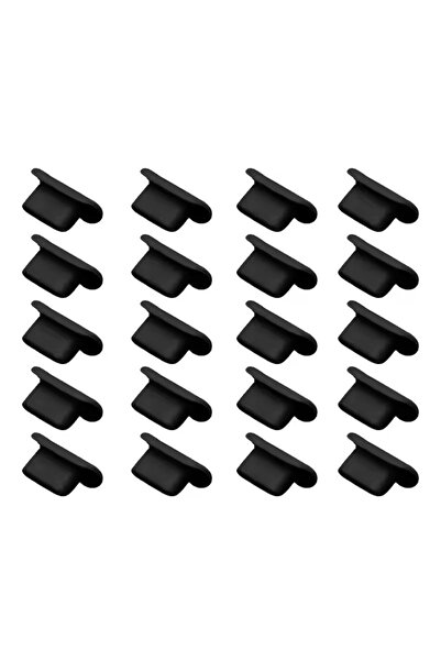Choice Black-20X 20/10/5Pcs Silicone Dust Plug for iPhone 12 13 14 Pro MAX 8 ...