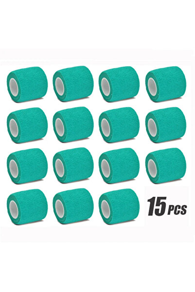 choice2 15PCS Green Colorful Tattoo Grip Bandage Cover Wraps, Nonwoven Tapes,...