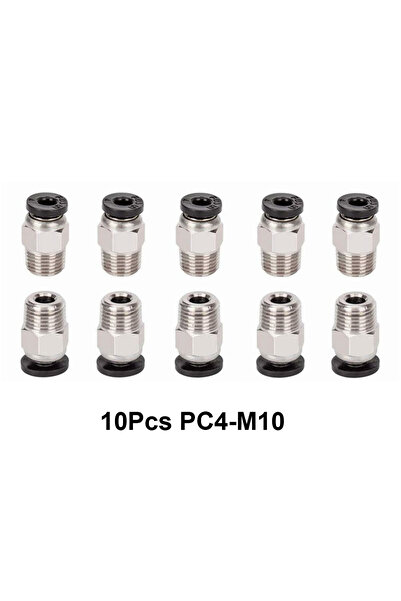 Choice5 10 قطع PC4-M10، 10 قطع PC4-M6، PC4-M10 وصلة هوائية PC4-M10 لطابعات Cr...