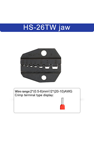 Choice19 HS-26TW jaw 1pcs HS Crimping Pliers Jaw for 230mm Pliers Plug Spring...