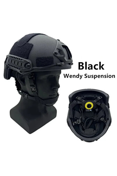 Choice1 Wendy Black Tactical Helmet ACH High Cut High Quality Helmet Outdoor ...
