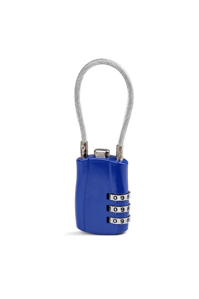 Choice Blue 1Pcs 3 Digit Combination High Security TSA Customs Lock Helmet Lo...
