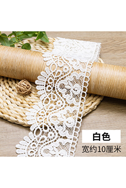 Choice 3 Meters Length WHITE 3 Meters Floral Embroidered Lace Ribbon DIY Appa...