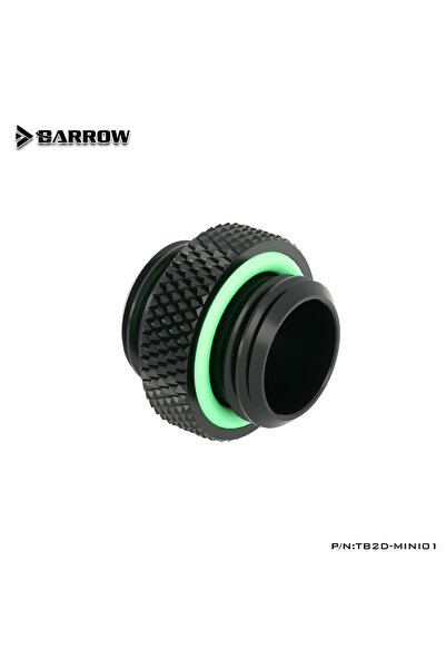 Choice3 Black Barrow Mini Dual Extender Butted Fitting M-M Male-Male G1/4" Fo...