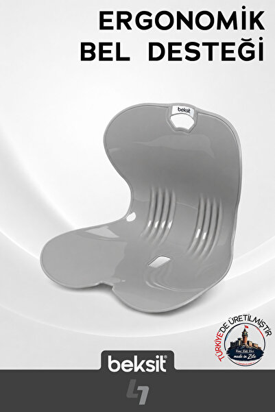 BEKSİT Ergonomik Bel Desteği (Gri)