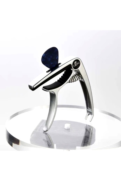Choice1 Silver Miwayer Aluminum Alloy Guitar Capo Metal Guitar Tuner Picks Ho...