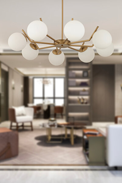 Apliqa Sara 8Li Eskitme Boyalı Beyaz Camlı Modern Genç Odası Yemek Masası Üst...